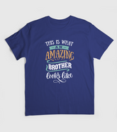Amazing Brother-Sister Kids Unisex Half Sleeve T-shirts (Pack of 2)